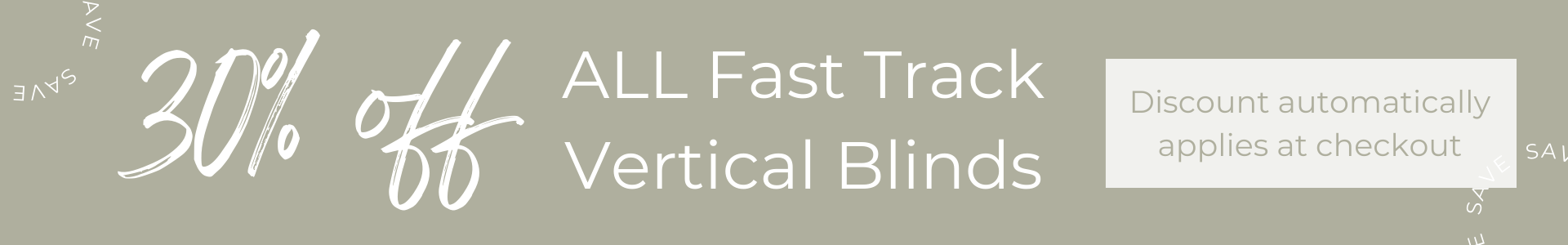 Fast Track Vertical Blinds