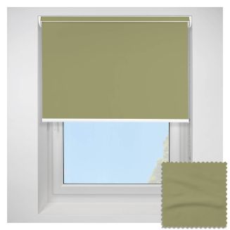 Open Cassette 40mm Banlight Duo Fr Blackout Green Roller Blind