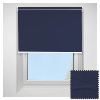 Open Cassette 40mm Banlight Duo Fr Blackout Navy Roller Blind