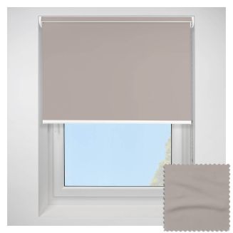 Open Cassette 40mm Banlight Duo Fr Blackout Stone Grey Roller Blind