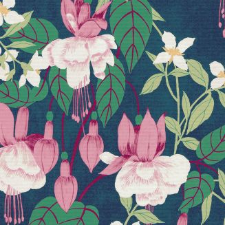 Fuchsia Swingtime Blackout Open Cassette Roller Blind