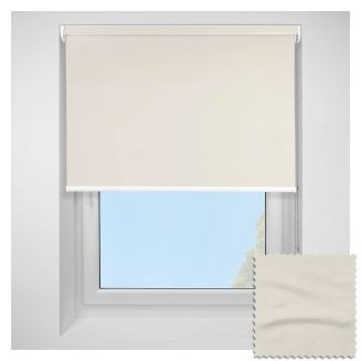 Open Cassette 40mm Odessa Snowdrop Roller Blind