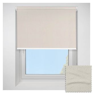Open Cassette 40mm Romany Blackout Cream Roller Blind