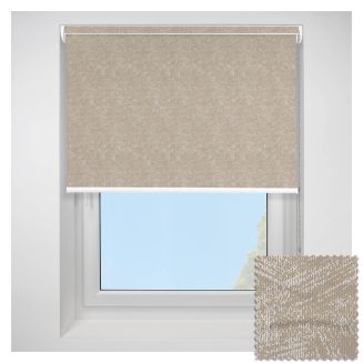 Open Cassette 40mm Romany Blackout Putty Roller Blind