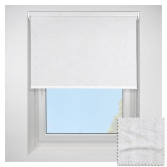 Open Cassette 40mm Romany Blackout White Roller Blind