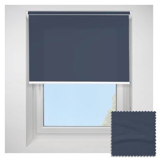 Open Cassette 40mm Splash Midnight Roller Blind