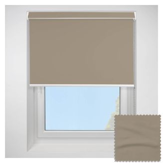 Open Cassette 70mm Banlight Duo Fr Blackout Sand Roller Blind