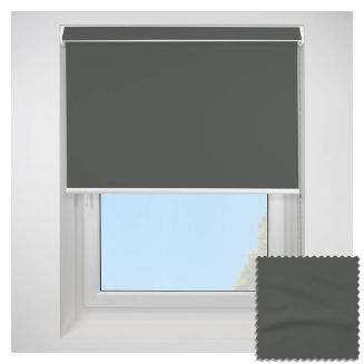Open Cassette 70mm Ex Lite Blackout Anthracite Roller Blind