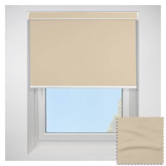 Open Cassette 70mm Ex Lite Blackout Cream Roller Blind