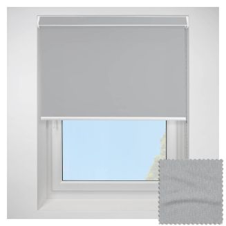Open Cassette 70 Ribbons Asc Pewter Roller Blind  