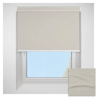 Open Cassette 70 Urban fr Beige Roller Blind With White Cassette