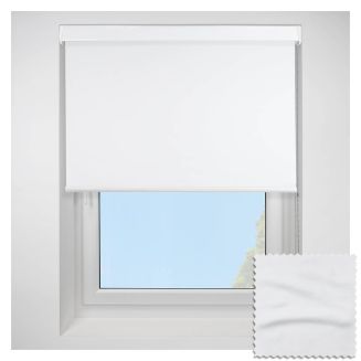 Open Cassette 70 Urban fr Bright White Roller Blind With White Cassette