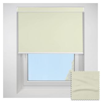Open Cassette 70 Urban fr Ecru Roller Blind With White Cassette