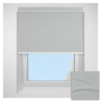 Open Cassette 70 Urban fr Grey Roller Blind With White Cassette