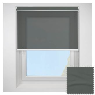Open Cassette 70 Whisper Black Pearl Roller Blind  