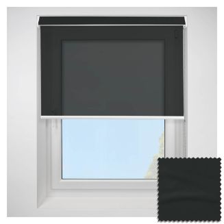 Open Cassette 70 Whisper Black Roller Blind  