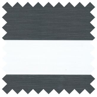 Senses Mirage Demure Onyx Roller Blind With White Cassette