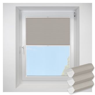 astoria1 Stone FITtoFRAME Honeycomb Pleated Blind