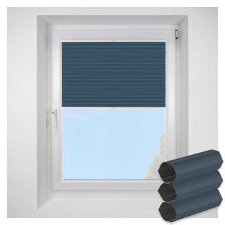 Blenheim Blackout Indigo FITtoFRAME Honeycomb Pleated Blind