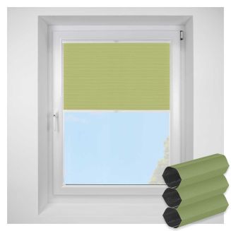 Blenheim Blackout Lime FITtoFRAME Honeycomb Pleated Blind
