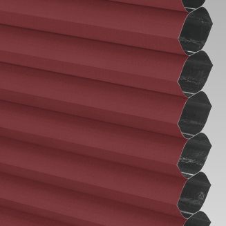 hudson1 Burgundy FITtoFRAME Honeycomb Pleated Blind