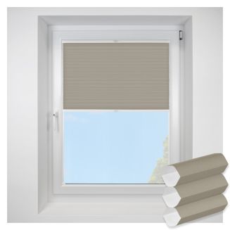 hudson1 Fawn FITtoFRAME Honeycomb Pleated Blind