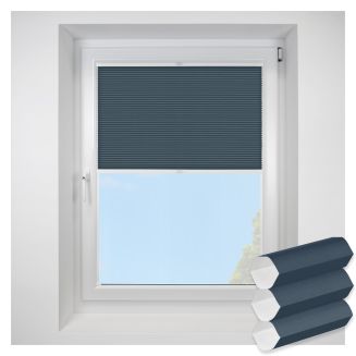 hudson1 Royal Blue FITtoFRAME Honeycomb Pleated Blind