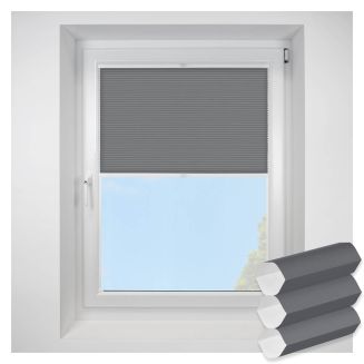 Lexington Anthracite FITtoFRAME Honeycomb Pleated Blind
