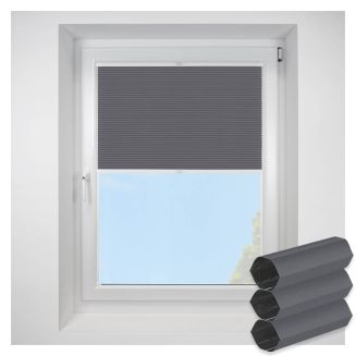Lexington Blackout Anthracite FITtoFRAME Honeycomb Pleated Blind