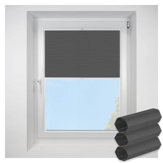 Lexington Blackout Onyx FITtoFRAME Honeycomb Pleated Blind