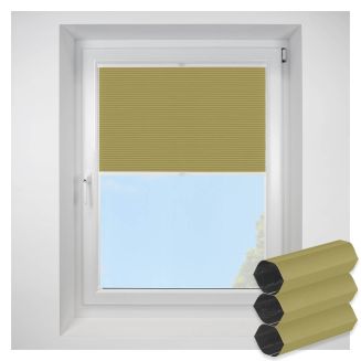 Lexington Blackout Saffron FITtoFRAME Honeycomb Pleated Blind