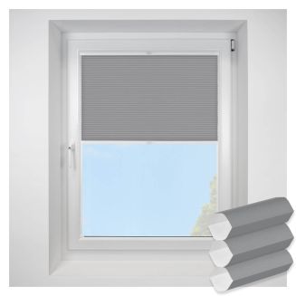 Lexington Grey FITtoFRAME Honeycomb Pleated Blind