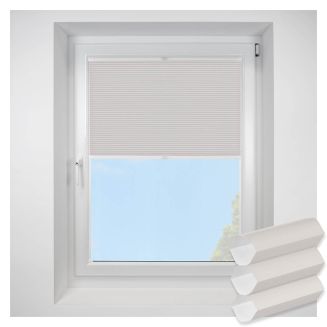 Lexington Taupe FITtoFRAME Honeycomb Pleated Blind