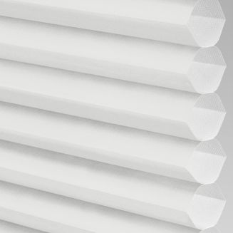 Lexington White FITtoFRAME Honeycomb Pleated Blind
