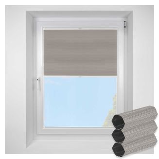 Tribeca Blackout Camel FITtoFRAME Honeycomb Pleated Blind