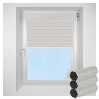 Tribeca Blackout Oatmeal FITtoFRAME Honeycomb Pleated Blind