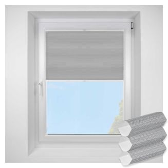 Tribeca Grey Dawn FITtoFRAME Honeycomb Pleated Blind
