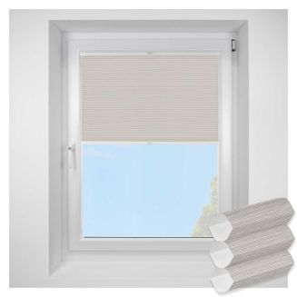 Tribeca Stone FITtoFRAME Honeycomb Pleated Blind