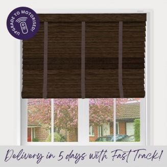 Sunwood Tapes Fired Walnut Wood Venetian Blind