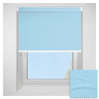Polaris Baby Blue Grip Fit Roller Blind