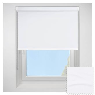 Polaris Pure White Grip Fit Roller Blind