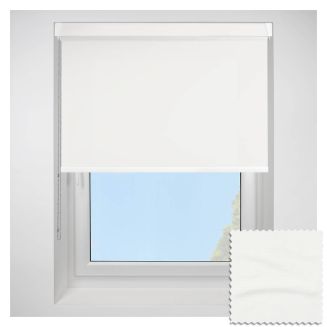 Polaris White Grip Fit Roller Blind