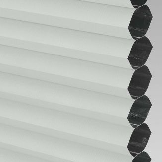 Intu Hive Blackout Fr White Pleated Blind