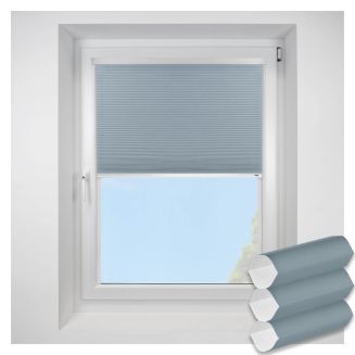 Intu Celeste Cornflower Blue Pleated Blind