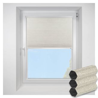 Intu Hive Matrix Blackout Cream Pleated Blind