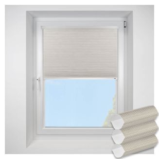 Intu Hive Silkweave Hills Pleated Blind With White Cassette
