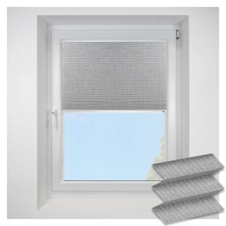 Intu Micro Ribbons Asc Pewter Pleated Blind