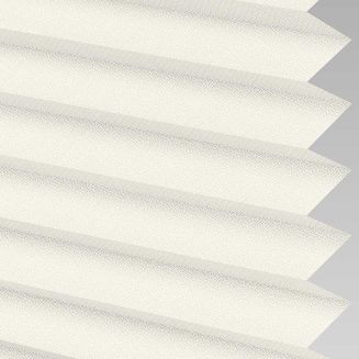 Intu Calia Asc Fr Cream Pleated Blind With Gunmetal Cassette