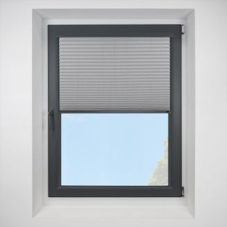 Intu Calia Asc Fr Iron Pleated Blind With Gunmetal Cassette