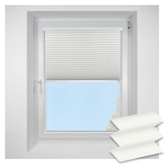 Intu Calia Asc Fr White Pleated Blind